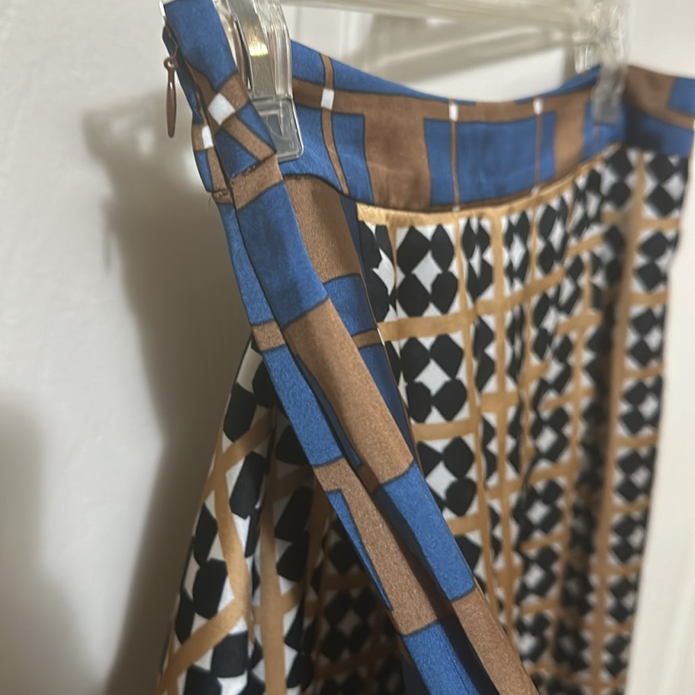 Zara Wrap Style Dress Pants - Geometric Pattern S - Picture 9 of 9